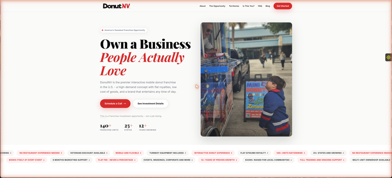 DonutNV website